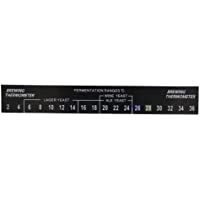 5pcs Palo En Brewing Termómetro- Termómetro De Elaboración De La Cerveza De Gaza- Termómetro Adhesivo LCD De La Etiqueta…